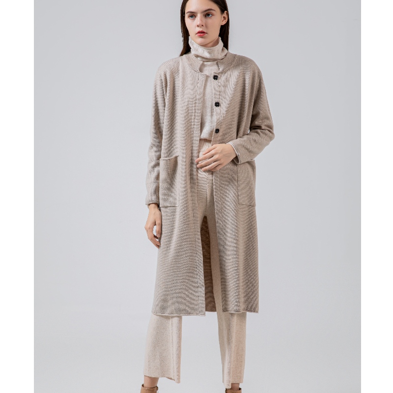 Cardigan in lana a maglia casual casual alla moda 69033#
